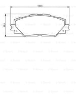 Resigilat| Bosch - BP1085 - Placute de frana fata (set 4 bucati)
