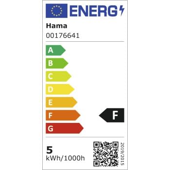 Resigilat|Hama bec inteligent E14, 4,9W, RGB si alb, forma lumanare, dimmabil, WiFi, compatibil Matter, Alexa, Google Assistant si Apple Home