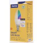 Resigilat|Hama bec inteligent E14, 4,9W, RGB si alb, forma lumanare, dimmabil, WiFi, compatibil Matter, Alexa, Google Assistant si Apple Home