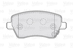 Valeo - 301641 - Placute de frana fata (set 4 bucati)