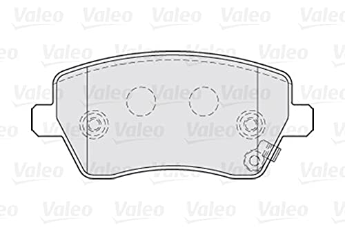 Valeo - 301641 - Placute de frana fata (set 4 bucati)
