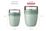 Resigilat|Mepal Ellipse cana pentru musli, 500 ml, Nordic Blue