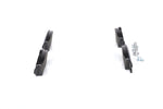 Bosch BP281 - Brake Pads Car Front Axle - Bosch Quality - Reduced Noise and Dust - ECE-R90 Certified - Copper-Free - 1 Set of 4 Pads - With Accessories