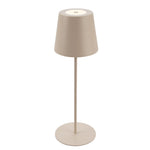 Resigilat|BRILONER lampa de masa LED fara fir cu Touch, dimmabila, inaltime reglabila, reincarcabila, pentru noptiera, camping si exterior, bej