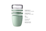 Resigilat|Mepal Ellipse cana pentru musli, 500 ml, Nordic Blue