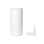 Resigilat|Brabantia MindSet suport hartie igienica, pentru 2 role de rezerva, Smart Lift, rezistent la coroziune, alb, 30 x 15,1 x 13,7 cm