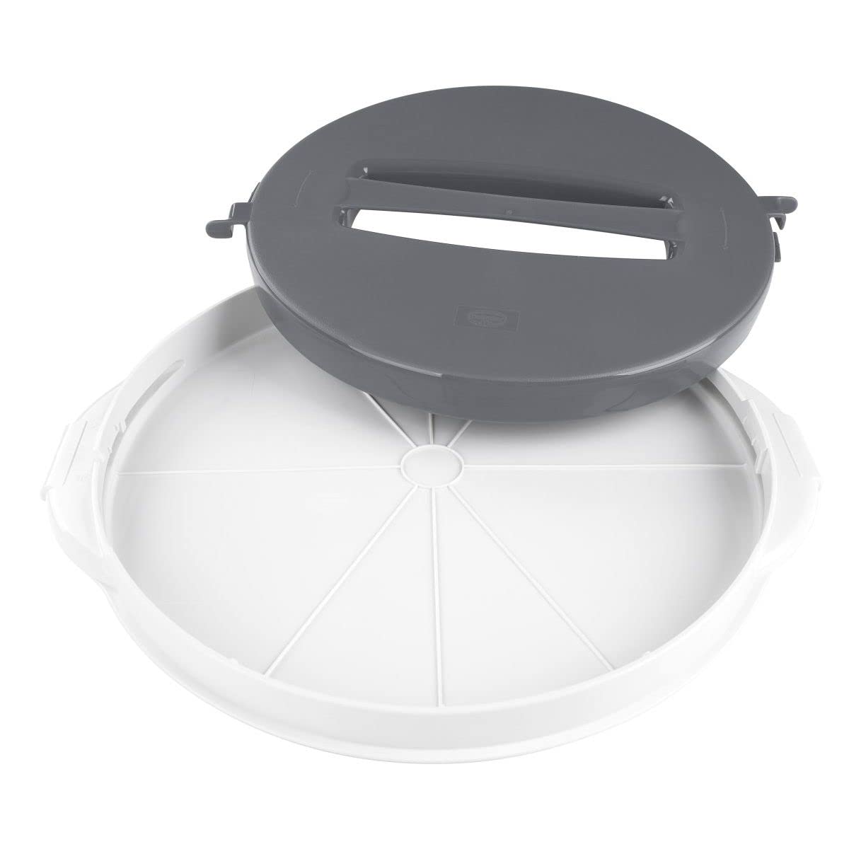 Resigilat|Dr. Oetker cutie pentru tort si prajituri, cu maner, compartiment pentru acumulatori frigorifici, baza pentru servire, Ø 38,5 x 19 cm