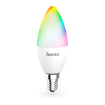 Resigilat|Hama bec inteligent E14, 4,9W, RGB si alb, forma lumanare, dimmabil, WiFi, compatibil Matter, Alexa, Google Assistant si Apple Home