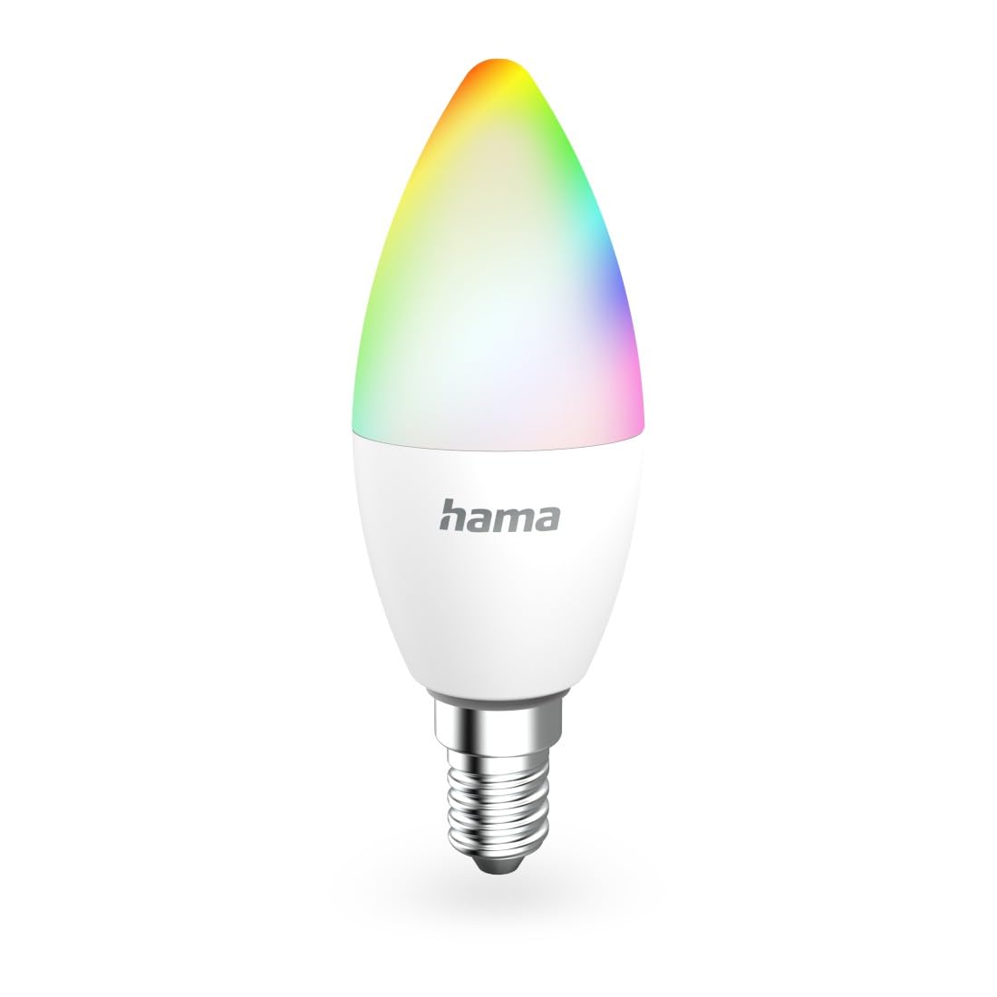 Resigilat|Hama bec inteligent E14, 4,9W, RGB si alb, forma lumanare, dimmabil, WiFi, compatibil Matter, Alexa, Google Assistant si Apple Home