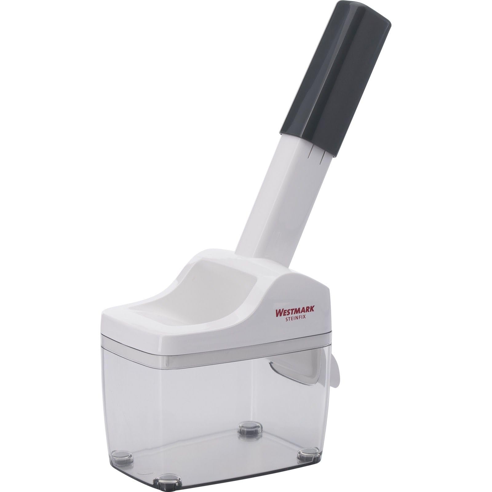 Resigilat|Westmark aparat pentru scos samburii din prune, cu recipient de colectare, 33,7 cm, inox si plastic, Steinfix