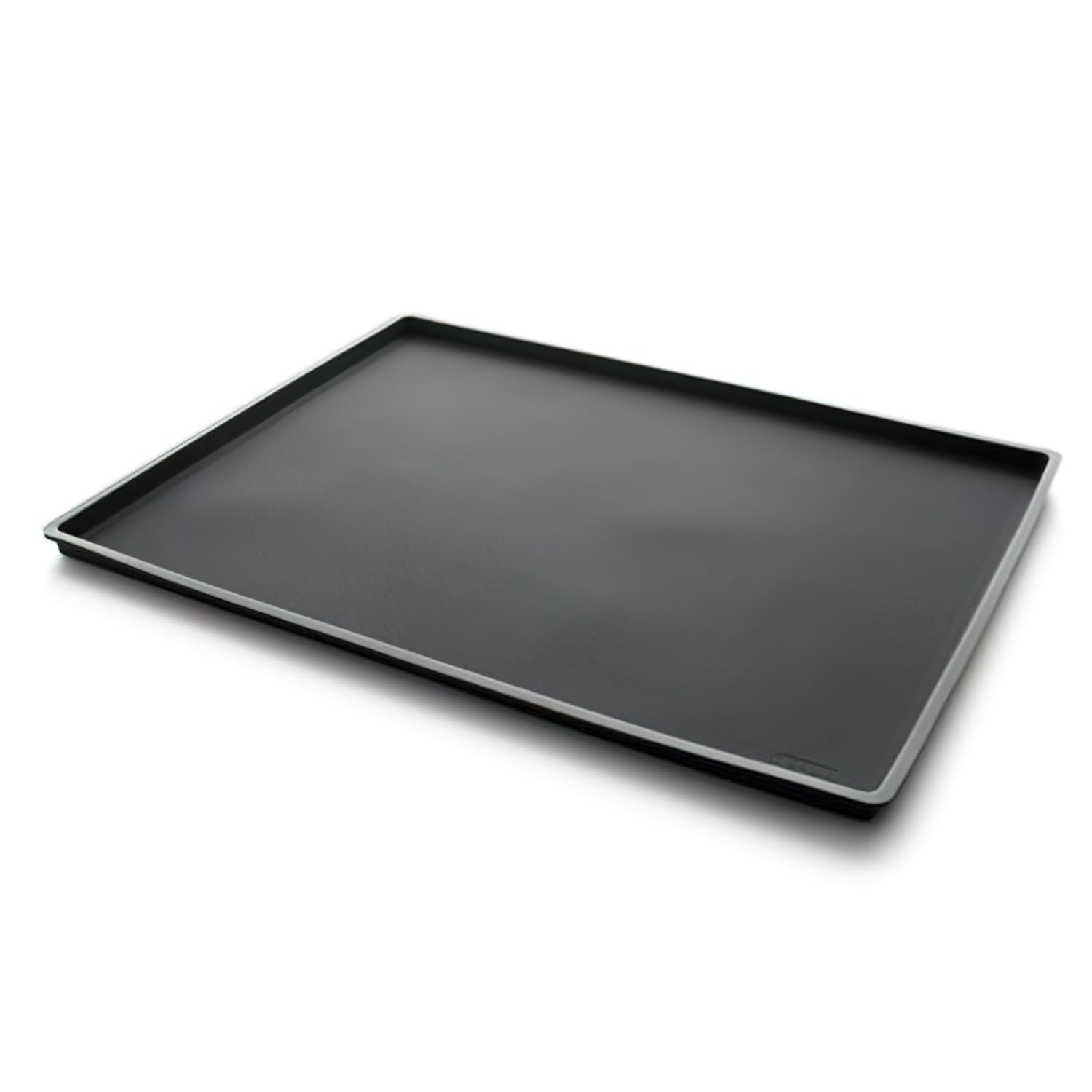 Resigilat|Lékué CLASSIC tava de copt din silicon cu protectie impotriva scurgerilor, 30 x 4 cm, neagra