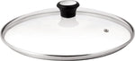 Resigilat|Capac din sticla Tefal, 30 cm, rama din inox, lavabil in masina de spalat vase, ventil de abur, maner termorezistent