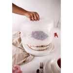 Resigilat|Dr. Oetker cutie pentru tort si prajituri, cu maner, compartiment pentru acumulatori frigorifici, baza pentru servire, Ø 38,5 x 19 cm