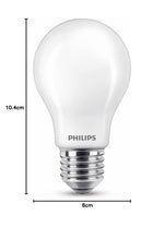 Resigilat|Philips Lighting LED Classic E27 cu filament, 75W, mat, lumina alb cald, eficient energetic, durata lunga de viata