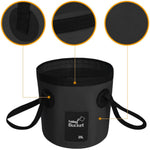 Resigilat|Huamirra galeata pliabila 20 L, multifunctie, portabila, pentru camping, pescuit si activitati outdoor, neagra