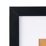 |Resigilat| kollyseek 30x45 cm din MDF, ramă foto din acril negru, pentru agățat și așezat, decorativă pentru sufragerie (negru)