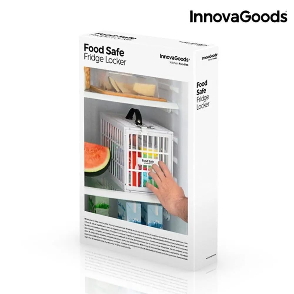 Resigilat|InnovaGoods Food Safe seif de siguranta pentru frigider, alb