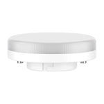 Resigilat|ledscom.de GX53 bec LED, alb 4000K, 4W, 420lm, unghi 96°, mat