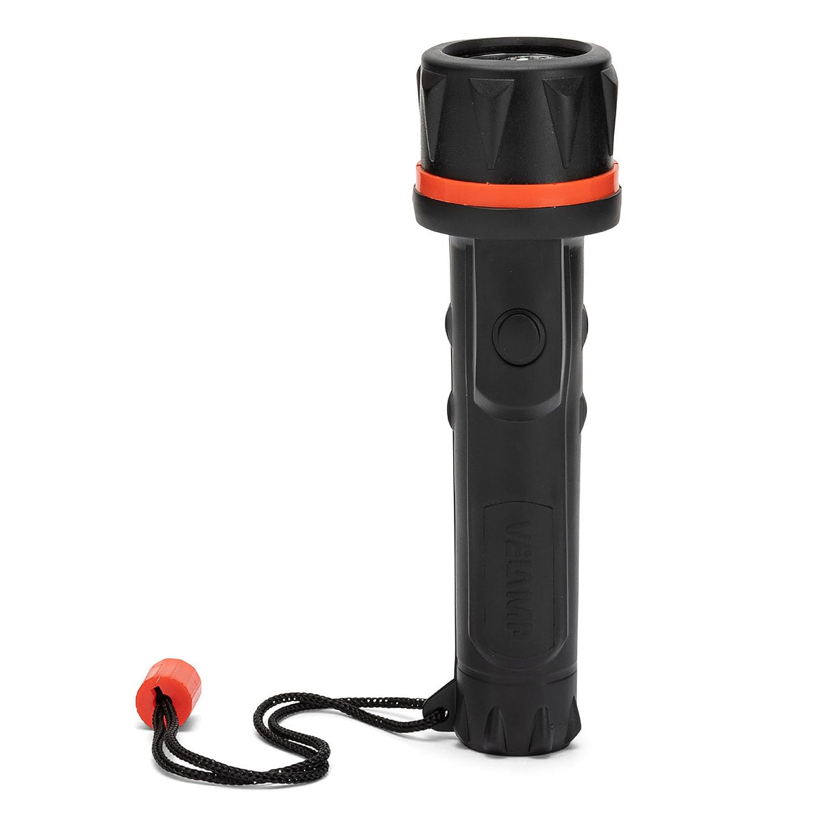Resigilat|Velamp IRUB1LED lanterna de buzunar din cauciuc cu LED, alimentata cu 2 baterii AA