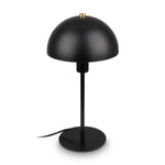 Resigilat|BRILONER lampa de masa cu intrerupator pe cablu, dulie E14, pentru noptiera, birou si citit, 18 x 35 cm, neagra