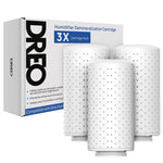 Resigilat|DREO cartuse anticalcar pentru umidificator, set 3 bucati, compatibile HM512S/713/713S/717S, reduc calcarul si praful alb