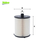 Valeo - 587915 - Filtru de combustibil