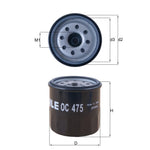 Resigilat| MAHLE - OC 475 - Filtru de ulei Renault Clio II