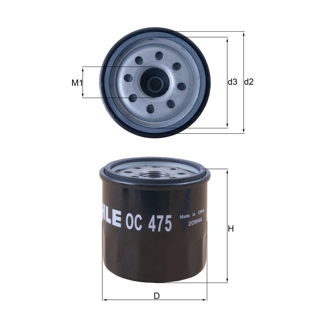 Resigilat| MAHLE - OC 475 - Filtru de ulei Renault Clio II