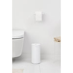 Resigilat|Brabantia MindSet suport hartie igienica, pentru 2 role de rezerva, Smart Lift, rezistent la coroziune, alb, 30 x 15,1 x 13,7 cm