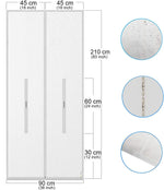 Resigilat|HOOMEE etansare usa pentru aer conditionat mobil si uscator cu evacuare, Hot Air Stop, cu fermoar, 90 x 210 cm