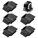 Resigilat|VooGenzek set 5 protectii din cauciuc pentru rotile mobilierului, 3,5 x 6 cm, antiderapante, negre