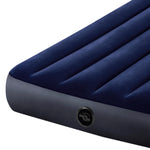 Intex 64757 Classic Downy Blue Dura-Beam Serie Twin Luftbett, Blau, 191 x 99 x 25 cm (L x B x H)
