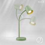 Resigilat|Lampa de masa BRILONER, reglabila, dulie GU10, pentru birou si noptiera, cu intrerupator pe cablu, verde lime