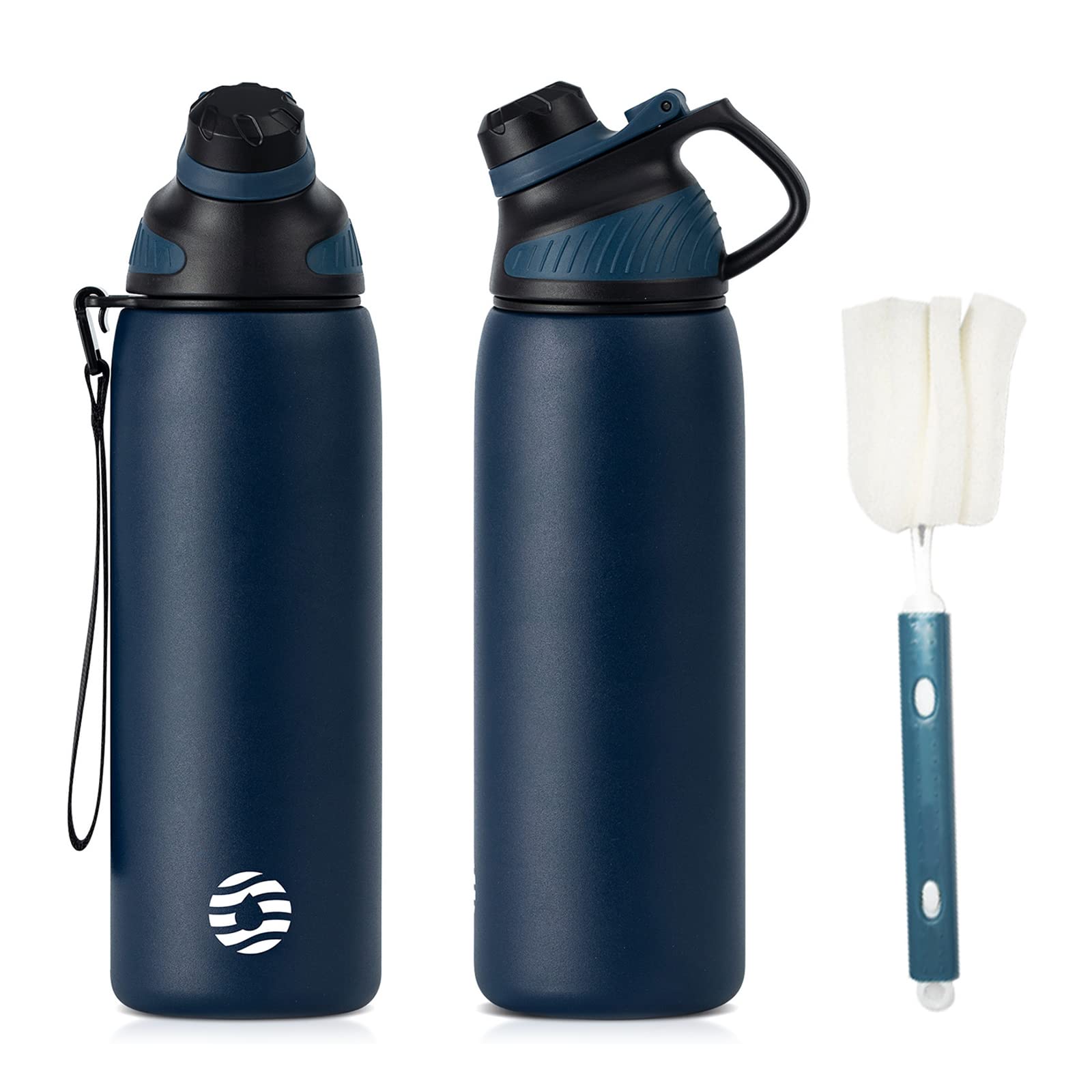 Resigilat|FJbottle sticla sport din inox cu capac magnetic, 1 L, 800 ml sau 600 ml, pentru bicicleta, scoala si fitness