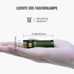 Resigilat|OLIGHT Baton 4 lanterna LED compacta, reincarcabila, pentru utilizare zilnica