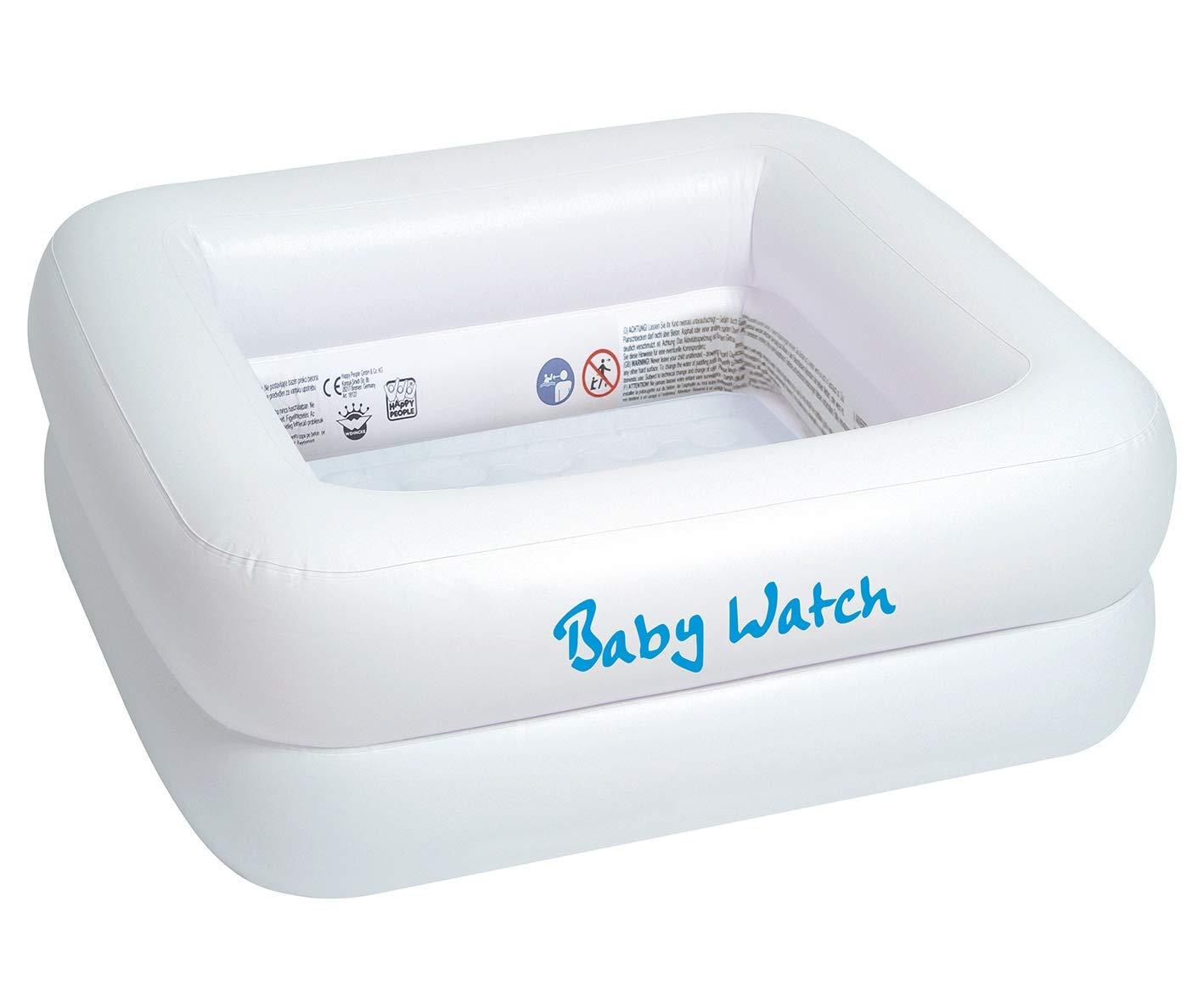 |Resigilat| Happy People 18122 Piscină pentru copii – 18122 Piscină pentru copii Babywatch, albă, 85 x 33 x 85 cm, albă