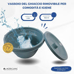 Mobiclinic®, Sedia con WC, Arroyo, Coperchio, Secchio Estraibile, Regolabile in 5 Altezze, Piedini Antiscivolo, Braccioli, Supporta Fino a 100 kg, Acciaio
