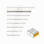 |Resigilat|Emuca 3009205 5 seturi (10 bucăți) de ghidaje pentru sertare, cu deschidere parțială și role, 17 mm x 374 mm