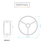 Resigilat|NERTHUS FIH 333 farfurie pentru gustari, din portelan, alba, 18,5 x 18,5 x 3,5 cm