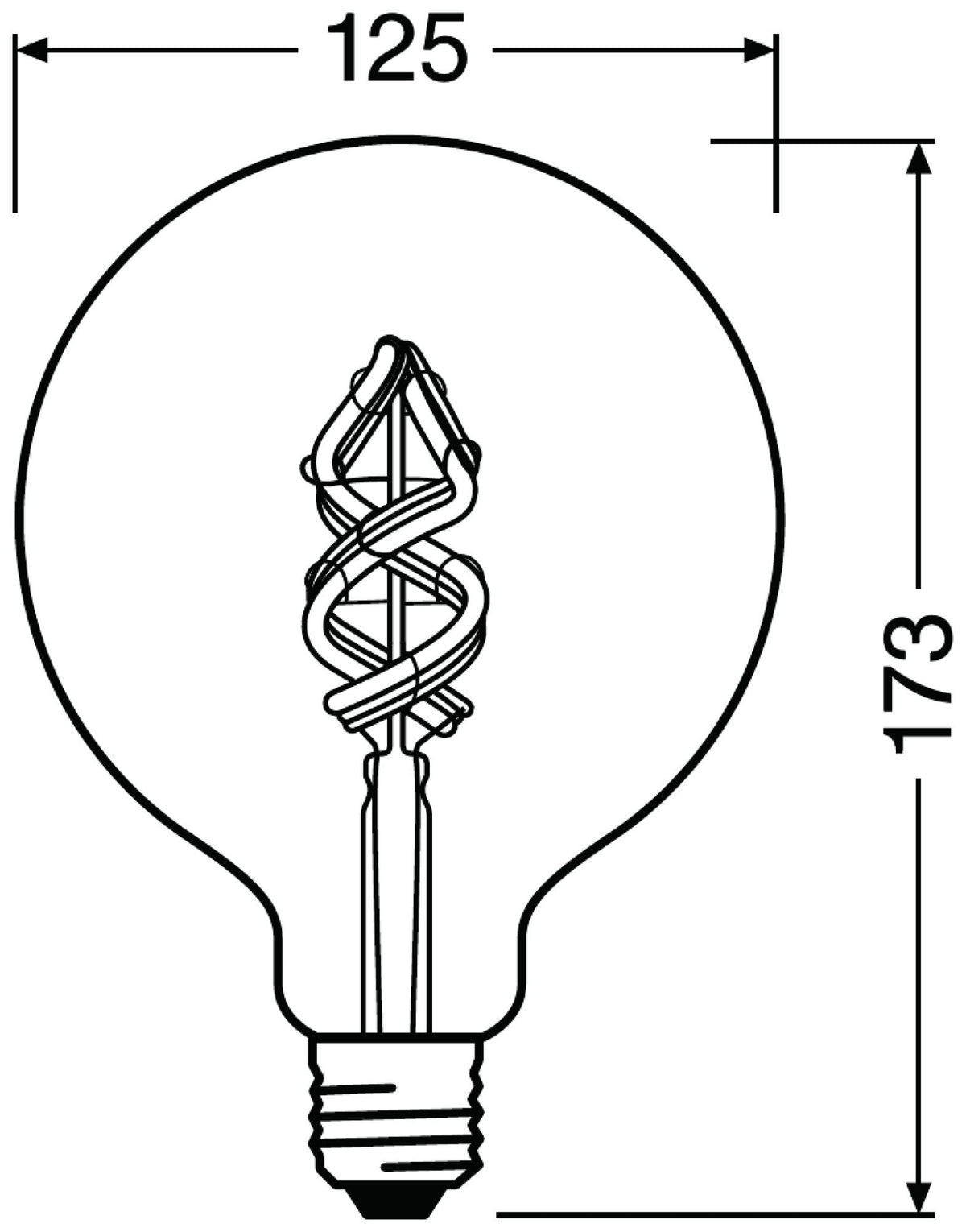 Resigilat|LEDVANCE SMART+ Filament Globe RGBW, 4,5W, 2700K, alb cald