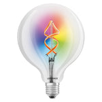 Resigilat|LEDVANCE SMART+ Filament Globe RGBW, 4,5W, 2700K, alb cald