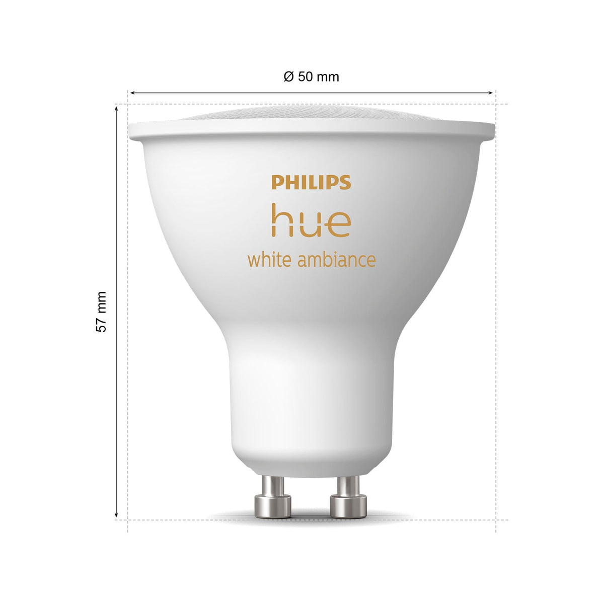 Resigilat|Philips Hue spot GU10, set 2 bucati