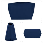 Resigilat|Ziyonix organizator pentru geanta Longchamp, insert din fetru cu fermoar si buzunare multiple, pentru chei si ruj, bleumarin, S