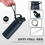 Resigilat|FJbottle sticla sport din inox cu capac magnetic, 1 L, 800 ml sau 600 ml, pentru bicicleta, scoala si fitness