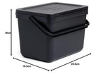 Resigilat|Cos de gunoi TATAY Smart, 26,5 x 20,5 x 18,5 cm, design compact si functional