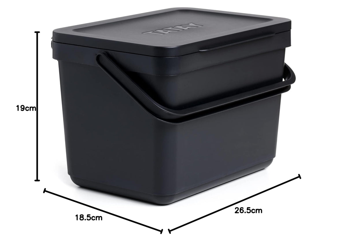 Resigilat|Cos de gunoi TATAY Smart, 26,5 x 20,5 x 18,5 cm, design compact si functional