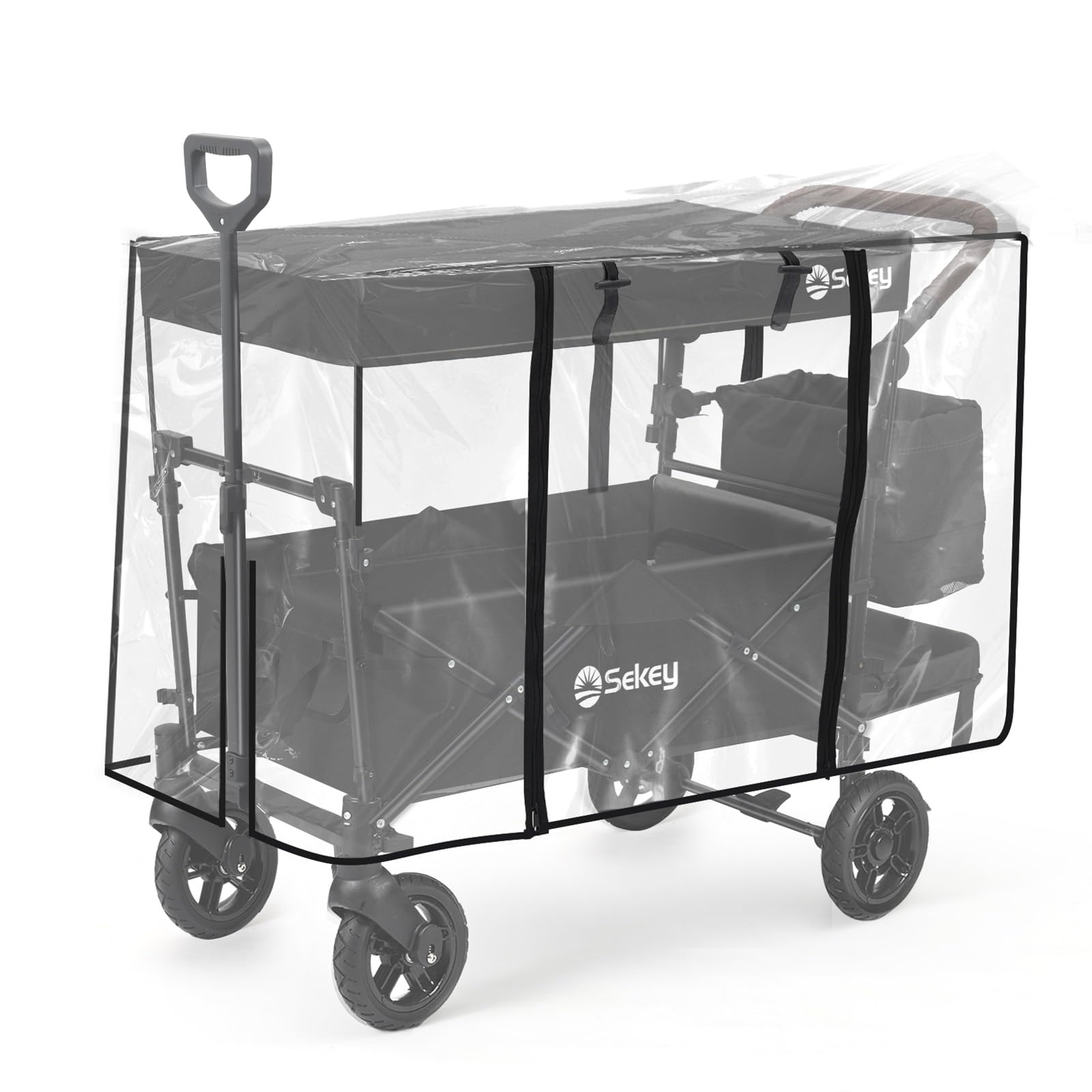 Resigilat|Sekey husa de ploaie pentru carucior pliabil cu acoperis, compatibila cu SS5050
