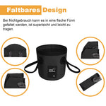 Resigilat|Huamirra galeata pliabila 20 L, multifunctie, portabila, pentru camping, pescuit si activitati outdoor, neagra