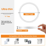 Resigilat|Slochi lampa LED de tavan, 12W, 1600lm, 3000K/4000K/6500K, IP44 impermeabila, alba, Ø16 cm, pentru interior