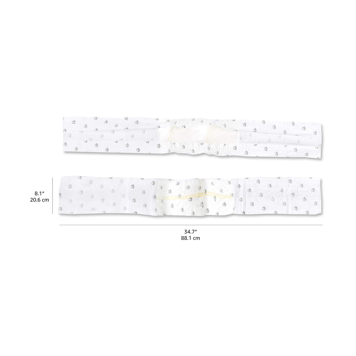 Resigilat|Scutece de unica folosinta Amazon Basics pentru caini masculi, marimea L, albe, 30 bucati